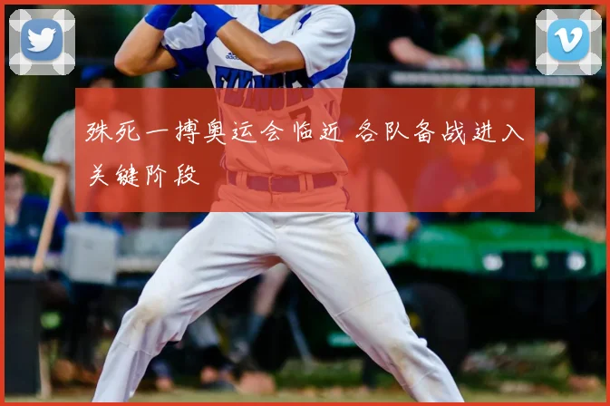 殊死一搏奥运会临近 各队备战进入关键阶段